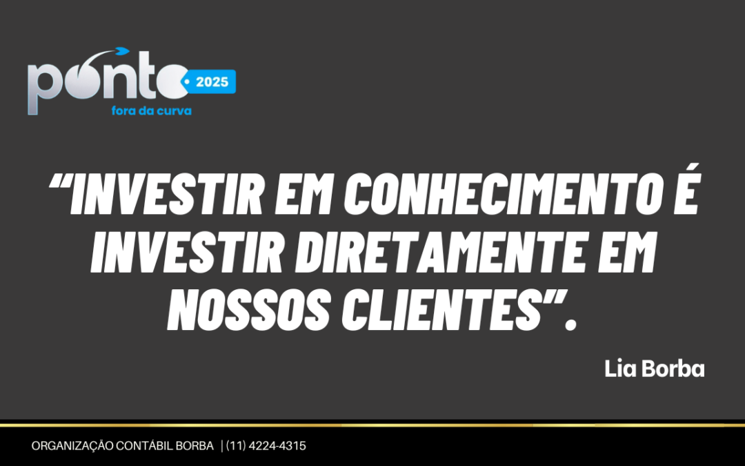 Organização Contábil Borba participa pelo terceiro ano do maior evento de gestão contábil do Brasil